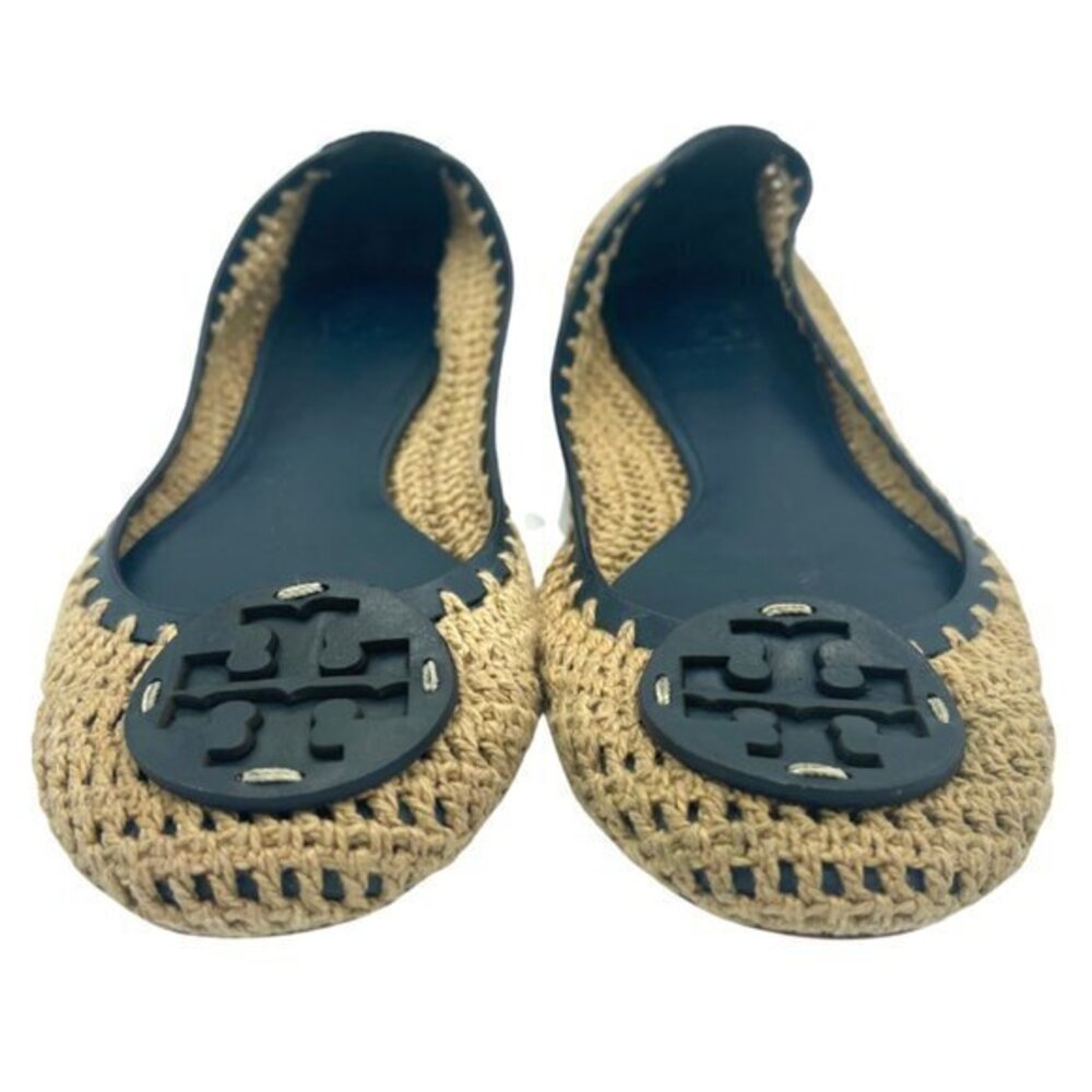 Tory Burch Crocheted Ballet Flats in Blue - Size 7.5